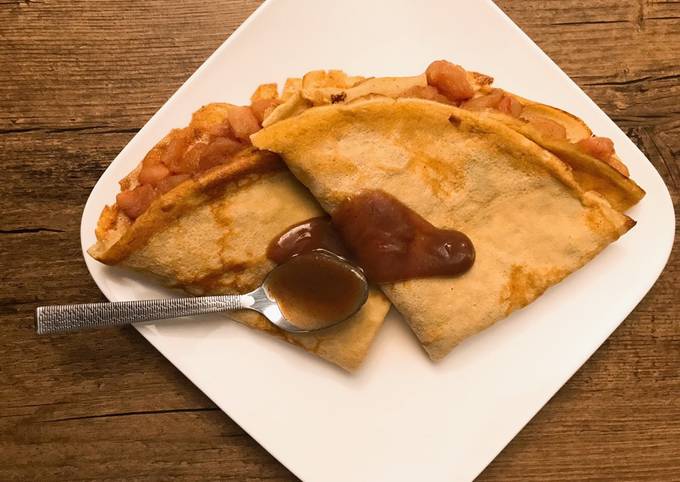 Crêpes farine d’avoine lait d’amande