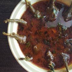 A picture of Masala baingan.