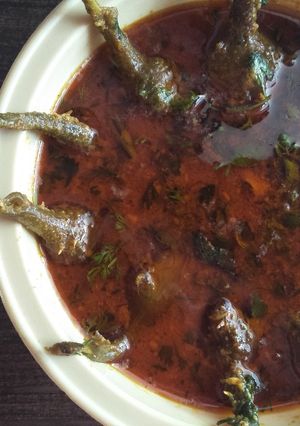 A picture of Masala baingan.