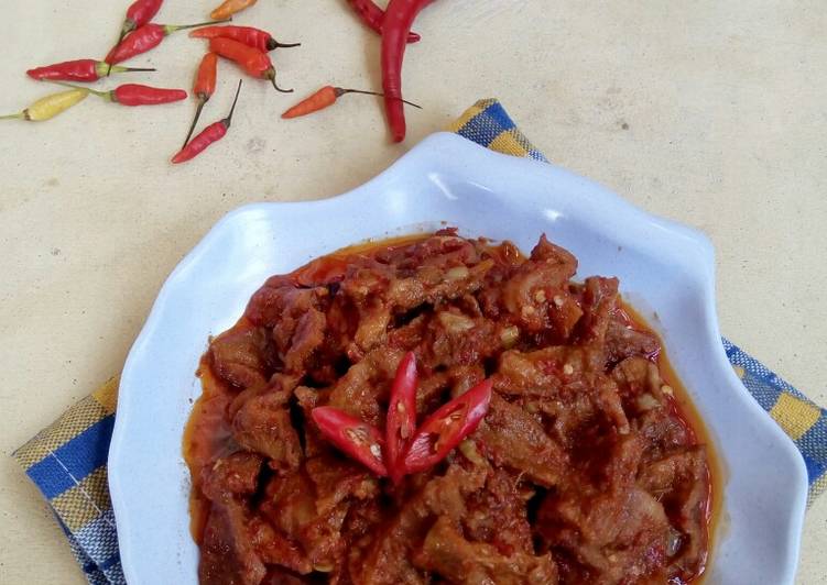 Sambal Goreng Babat Sapi