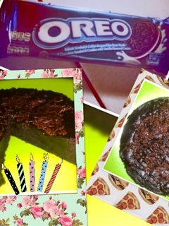 Foto resep Oreo cake kukus 2 bahan