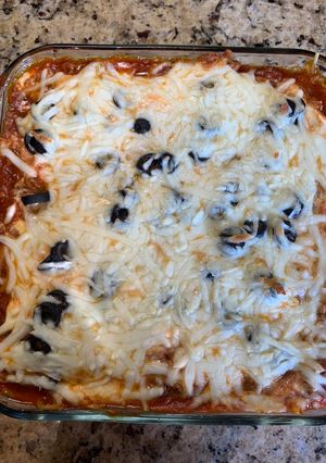 A picture of Bake Spaghetti Lasagna.