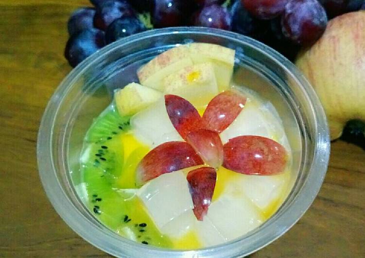 Puding Sutra Buah Simpel
