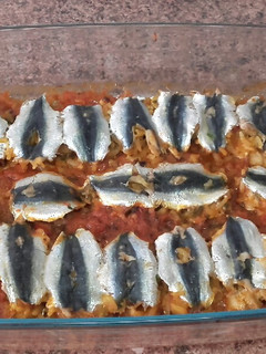 Una foto de Sardinas rellenas *receta rica y rápida