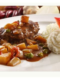 有心食譜：咖哩鴕鳥漢堡排 的食譜成品照片