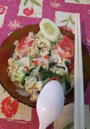 Foto resep Mi kuah susu