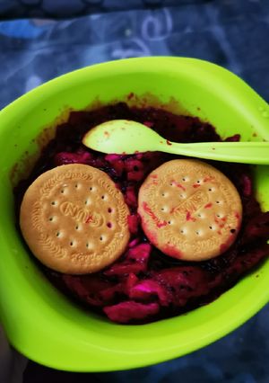 Foto resep Buah naga biskuit for snack baby 8mo <81>