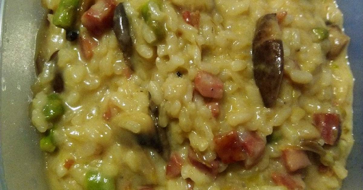 32 recetas muy ricas de risotto de setas y jamon compartidas por