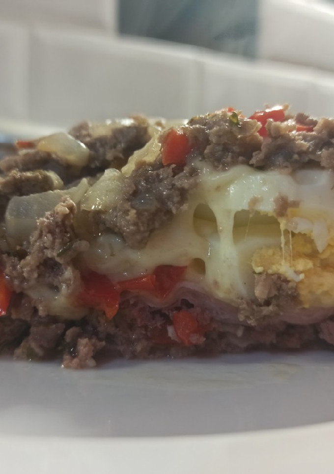 Una foto de Arrollado o pan de carne