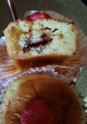 Une photo de Muffin au coeur kinder