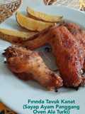 Fırında Tavuk Kanat (Sayap Ayam Panggang Oven Ala Turki)