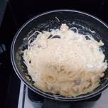 Spaghetti Creamy Carbonara. Simple yet Delicious
