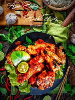 Foto resep Ayam Bakar Bumbu Rujak