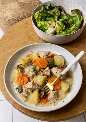 Une photo de Blanquette de dinde aux pommes de terre