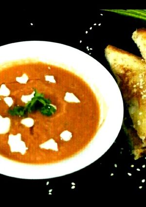 A picture of Cheesy roasted tomato chutney.