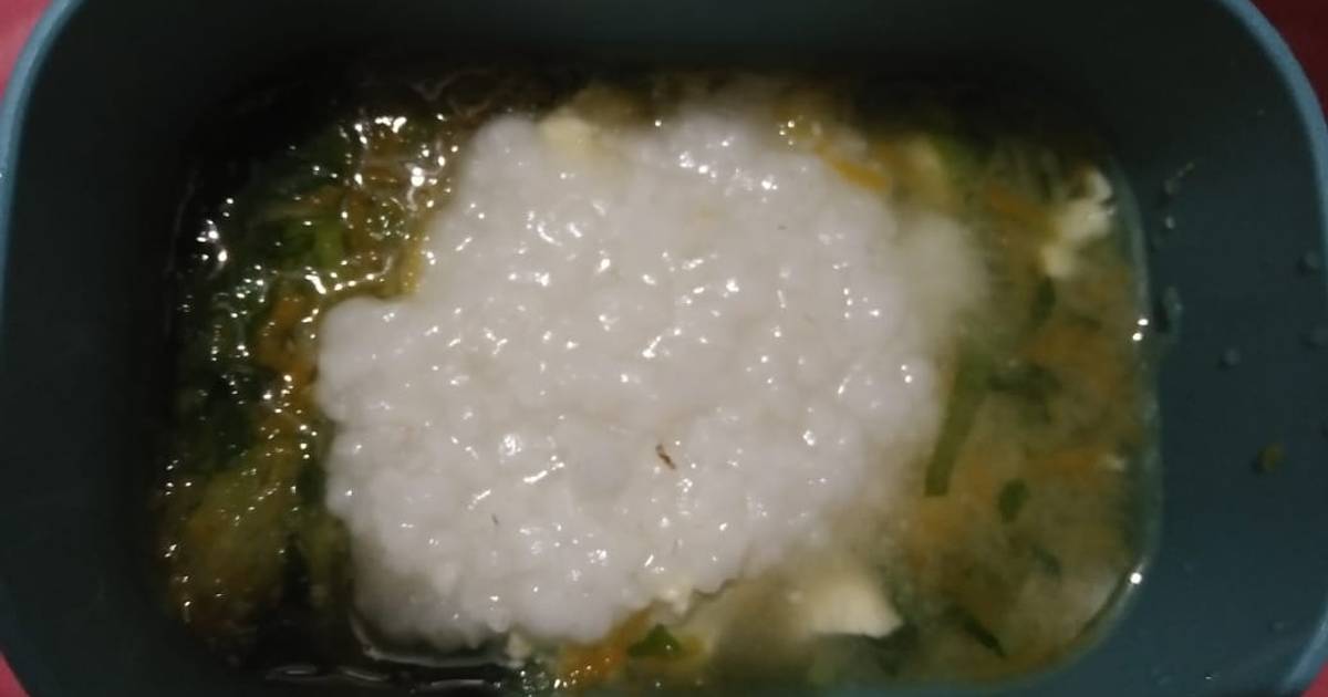 Resep Bubur Nasi Sayur Bening Bayam Telur Puyuh 8 Oleh Fransisca Osie Cookpad