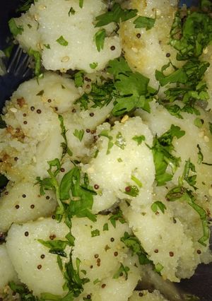 A picture of Rawa dhokla.