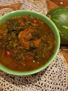 عکسی از دستور خورش آلو اسفناج با اسفناج خشک
