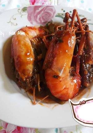 Foto resep Udang Galah Saus Pedas Manis 🦐
