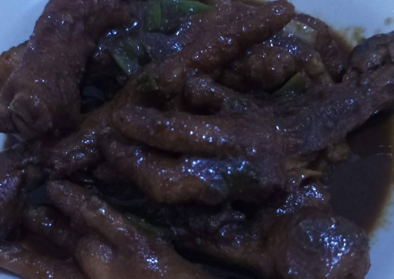 Ceker ayam kecap