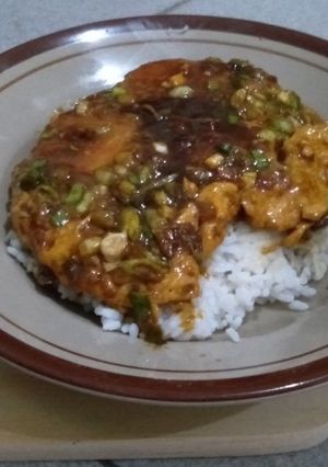 Foto resep Nasi telur pontianak