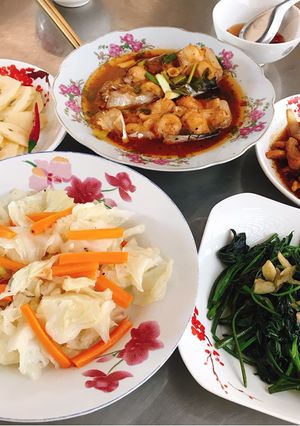 Hình của món Mâm cơm 4 món 🍜🍲🍚🌳.