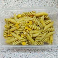 Easy Vegan Pesto Pasta A picture of Easy Vegan Pesto Pasta.