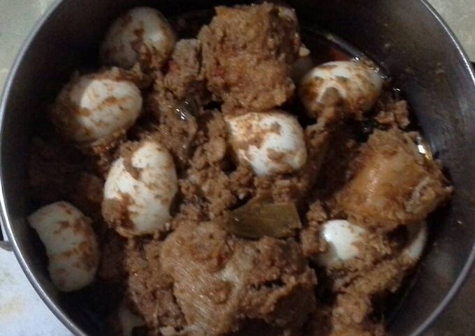 Rendang Daging & Telor Puyuh