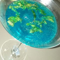 A picture of Blue Lagoon Mocktail.