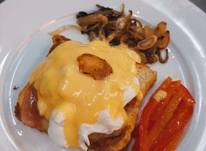 Una foto de Huevos benedictinos