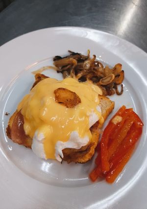 Una foto de Huevos benedictinos