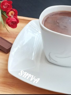 عکسی از دستور شیر قهوه شکلاتی