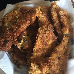 A picture of Home made sole fish sticks.
