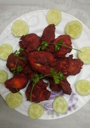 A picture of Chicken fry.