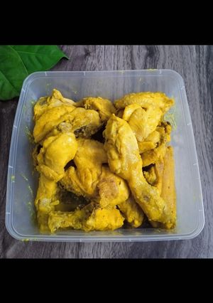 Foto resep Ayam Ungkep Bumbu Kuning