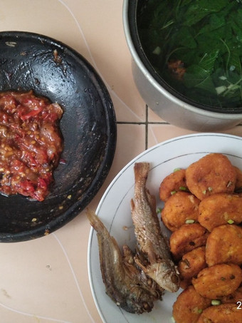 Anti Ribet, Memasak SAYUR BENING PERKEDEL TAHU SAMBEL (MASAKAN SEHARI HARI) Istimewa