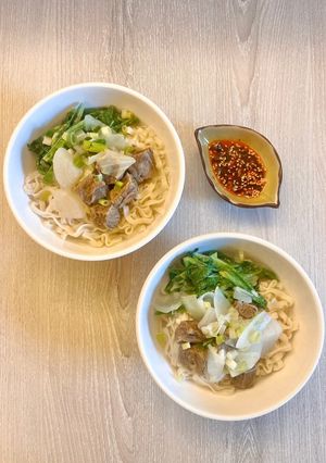 A picture of Clear Stewed Beef Noodle Soup.