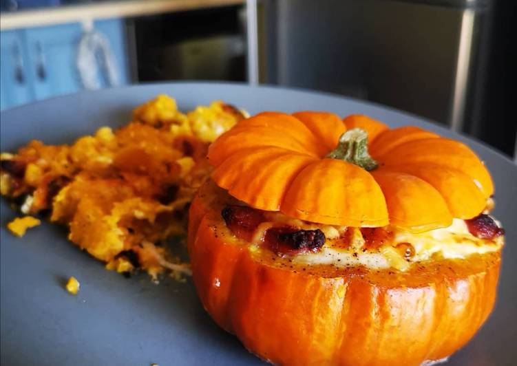 Recette automnale : Jack be little farcis façon œuf cocotte🎃