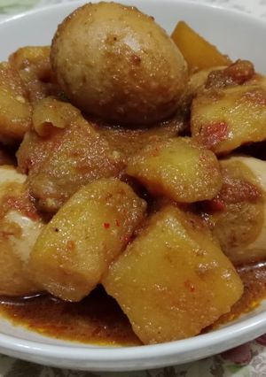 Foto resep Semur Telor Kentang Tahu