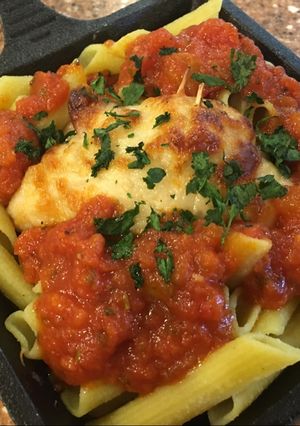 A picture of Chicken rollatini.