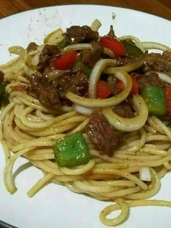 Foto resep Spageti Sapi Lada Hitam