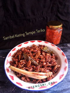 Foto resep Sambel Kering Tempe TeriKa (teri kacang)