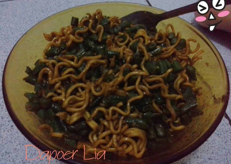 Resep Oseng Mie Kacing Pedas Manis, Lezat Sekali