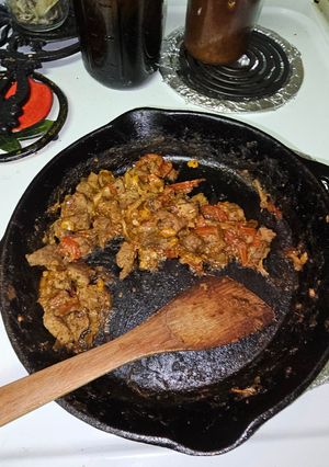 A picture of Steak Tacos 🌮 sorry I was hungry.