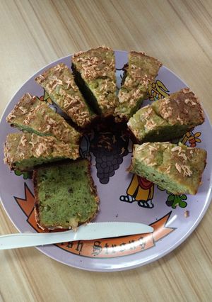Foto resep Brudel Pisang Pandan