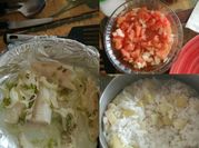 Una foto de pangasius congelado como prepara