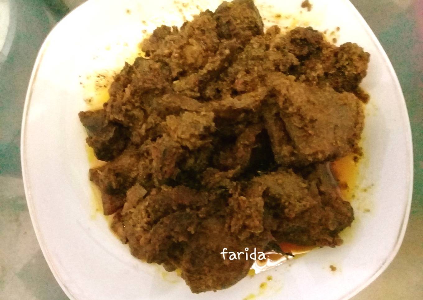 Rendang Daging plus iga Sapi