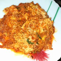 A picture of Egg Lababdar.