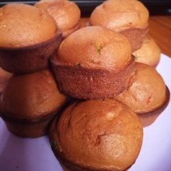 A picture of Home made cup cakes.