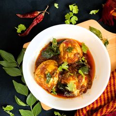 A picture of Egg Butter Roast (Mangalorean Fusion Recipe).